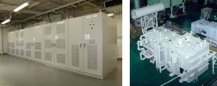 電気炉用電源設備　無効電力補償装置 / フリッカ補償装置（SVC/SFC）