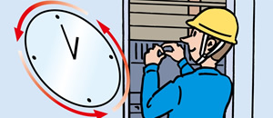 緊急時もスピーディーに対応。 全国のサービス拠点と24時間365日のフルタイム体制でお客様をバックアップします。