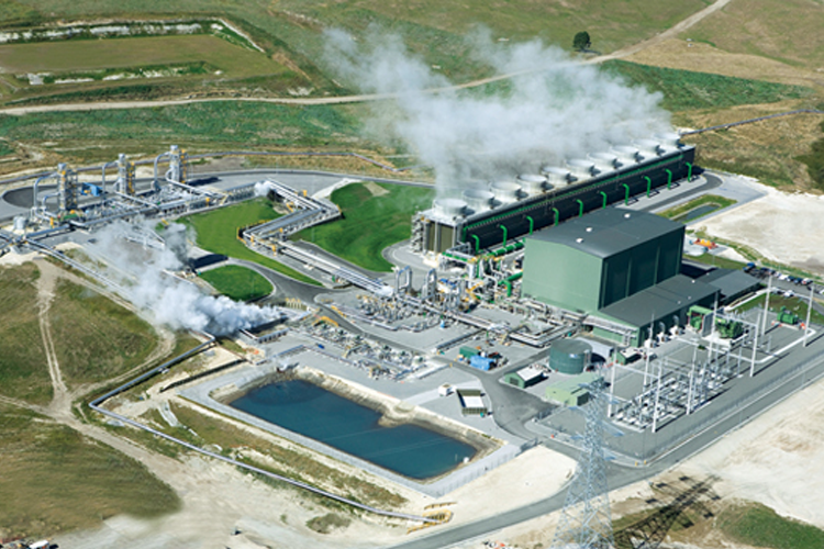 地熱発電プラント