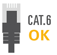 CAT.6レベルの回線速度を維持